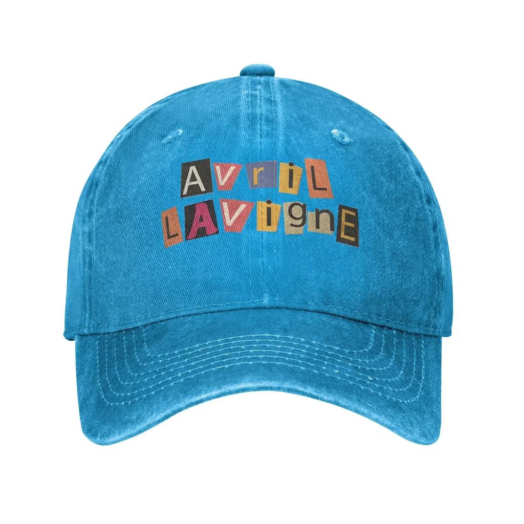 Gewaschene Baseballkappe Avril Lavigne Sommer Trucker-Mütze Für Unisex Unisex Lässige Outdoor-Sport-Sonnen-Snapback-Kappe