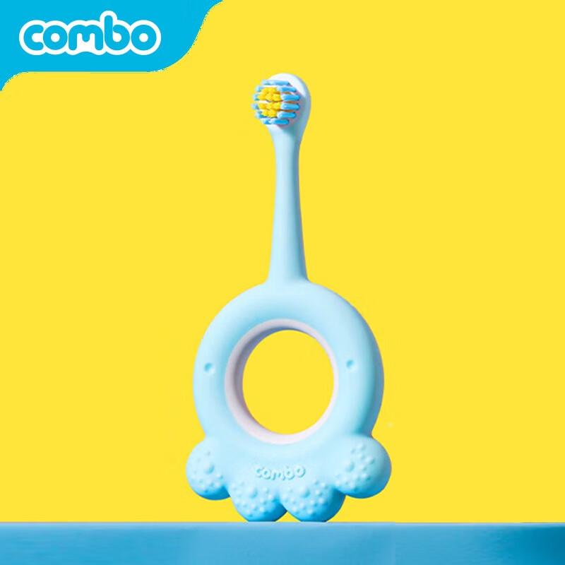 

COMBO 3-in-1 Baby Manual Toothbrush & Teether