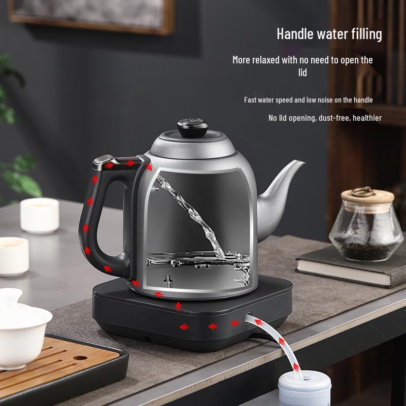 Automatic Electric Kettle: Integrated Hot Water Boiler & Tea Brewer with Heat Preservation