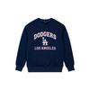 MLB Academy Series FW23 Los Angeles Dodgers Letter Print Casual Loose Fit Crewneck Long Sleeve Sweatshirt Unisex Sweatshirt Navy-Blue 3AMTV0134-07NYS