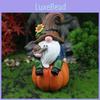 Dwarf Figurine Resin Craft For Garden Micro Landscape With Pumpkin Harvest Decor For Holiday Gift
