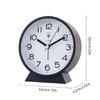 Noiseless Alarm Clock with No Ticking Designs Suitable for Students and Professional Quiet Movement Analog Table Clock