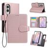 Portefeuille Portefeuille à rabat Fashion Solt Étui de téléphone en cuir pour Samsung Galaxy Z Fold8 Fold 8 Large Protection antichoc Support livre Housse ajustée fine