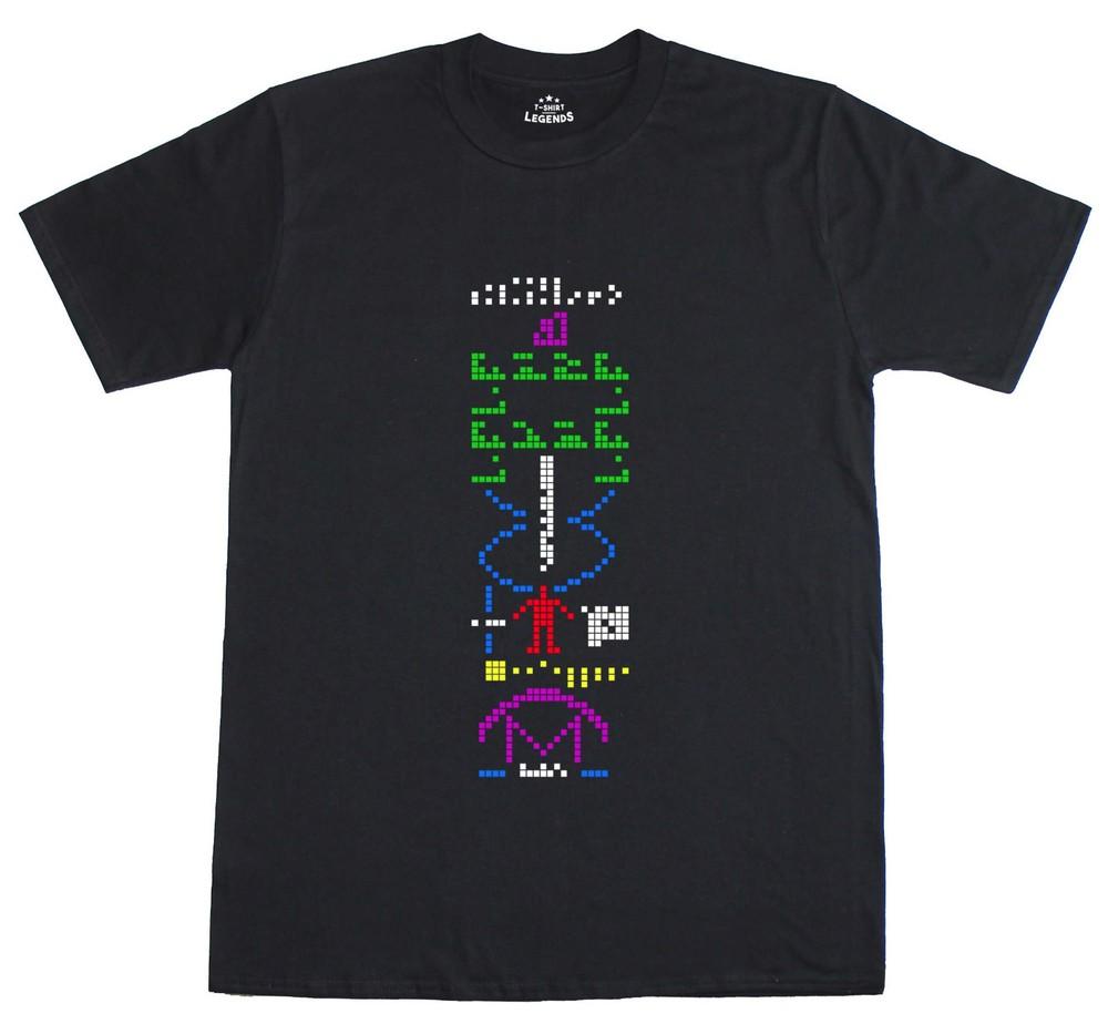 

Arecibo Message Interstellaire Message Espace Geek Homme Coupe Standard T-Shirt L