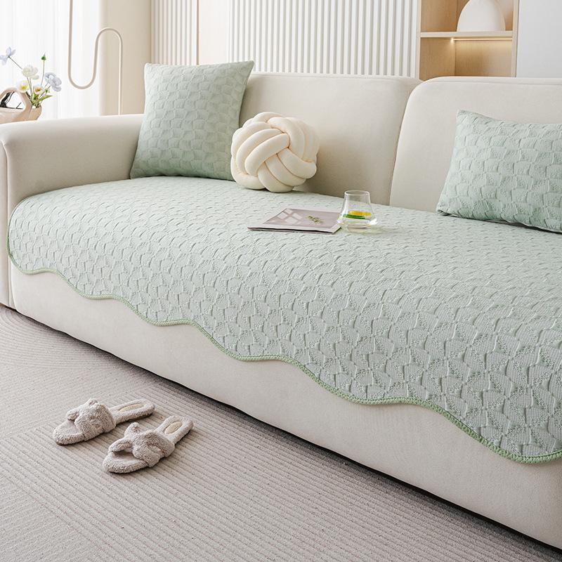 New Summer Sofa Mat Cushion Modern Simple Cool Sofa Cover Irregular Sofa Cushion