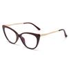 Aesthetic Glasses Replaceable Lens Eyeglasses Cat Eye Metal Frame Retro Eyeglasses