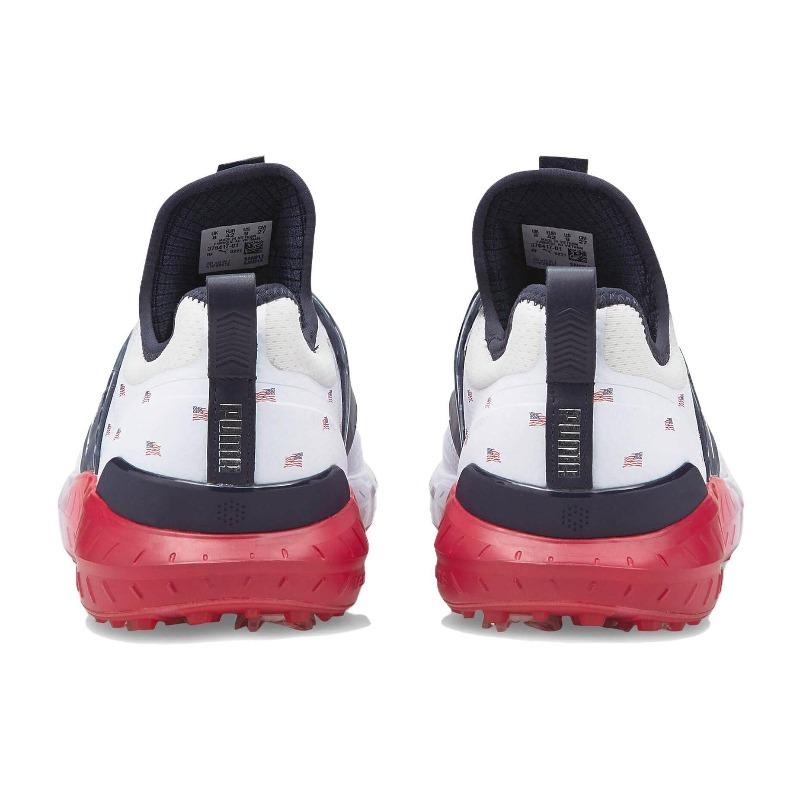 PUMA Ignite Articulate Men's Low Top Golf Shoes White Red Blue 376417-01
