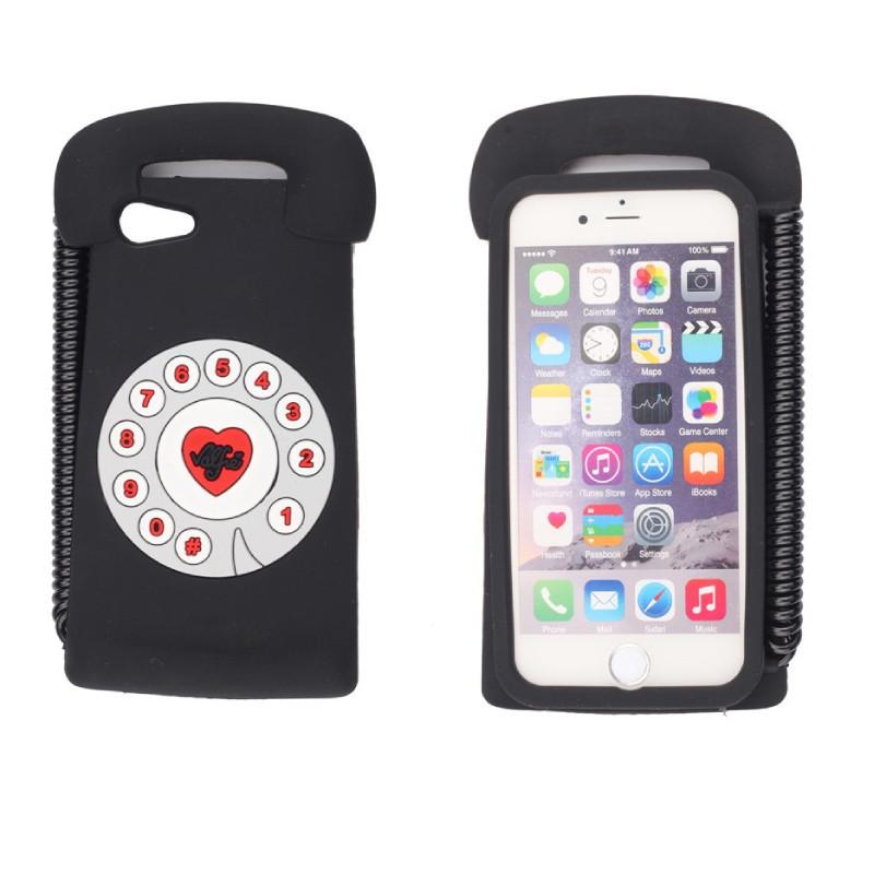 Kreative iPhone-Hülle Vollständig bedeckt TPU-Material Wellenmuster Heißes Netz-Element Geprägt Nicht patentierte Quelle