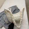 Fashion Cotton Handheld Tote With Quilted Design For Casual Outings