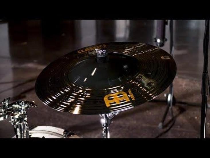MEINL Cymbals Classics Custom Dark Series Ride Cymbals Heavy Big Bell Ride CC18HBBDAR 18"