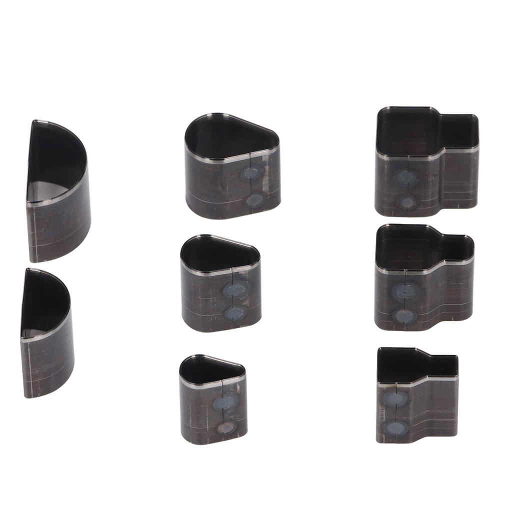 8Pcs Leather Cutting Die Set Oval Semicircle Quadrate Waterdrop Shaped Manual Punching Molding