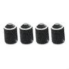 4pcs Stylish Tire Valves Caps with Rhinestones Twinkle Tire Valves Caps General