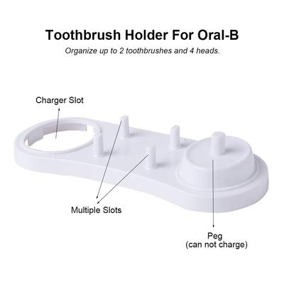 Ladegeräthalter Zahnbürstenkopfhalter Kompatibel für Oral-B für Oral-B D Serie PRO Serie Elektrische Zahnbürstenständer Basis