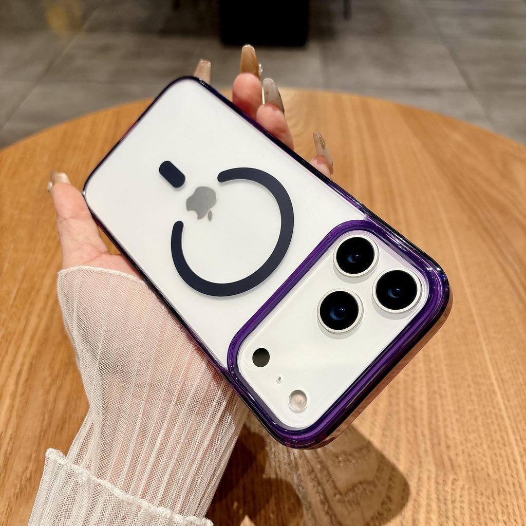 Translucent Frosted Magnetic Phone Case for iPhone 17 Pro Max, MagSafe Compatible Protective Cover