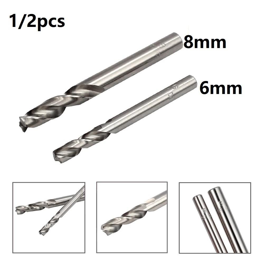 

1/2pcs Drill 6mm /8mm CO Cobalt Cobalt Tip Set Cutter 1pcs6mm