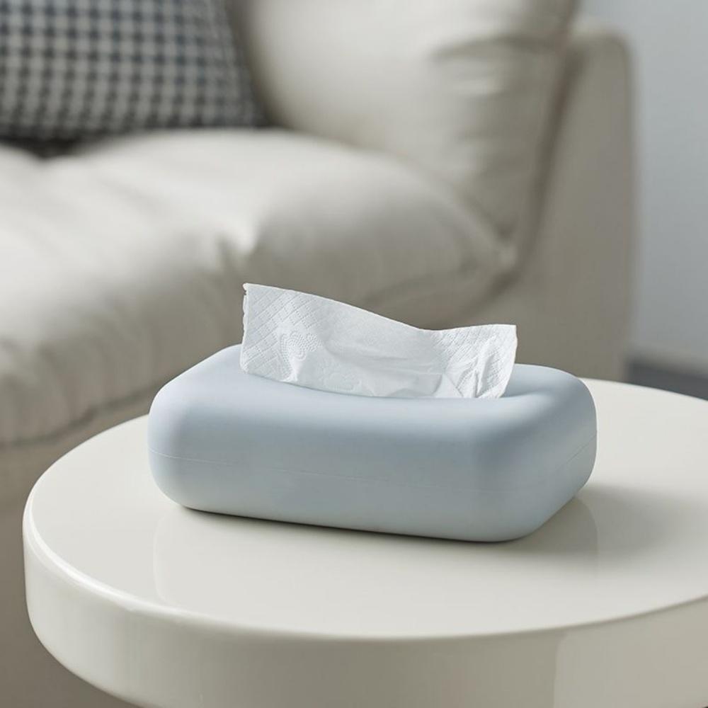 Weiche wasserdichte Silikon-Taschentuchbox Wiederverwendbare Feuchttücherboxen Leichte Luxus-Taschentuchbox-Abdeckung Halter Badezimmer Küche Papierhalter