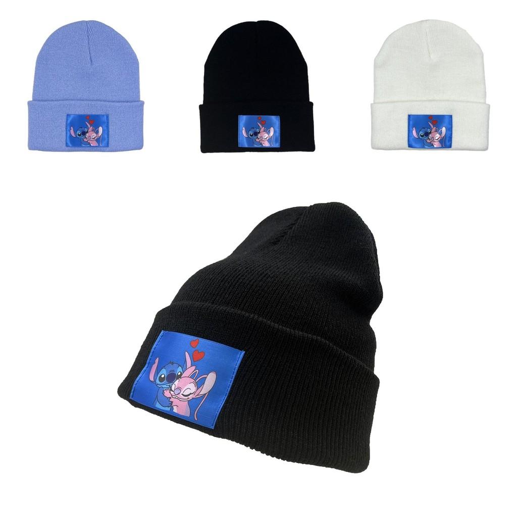 Stitch Pattern Patch Knitted Hat With Breathable Warmth For Autumn Winter