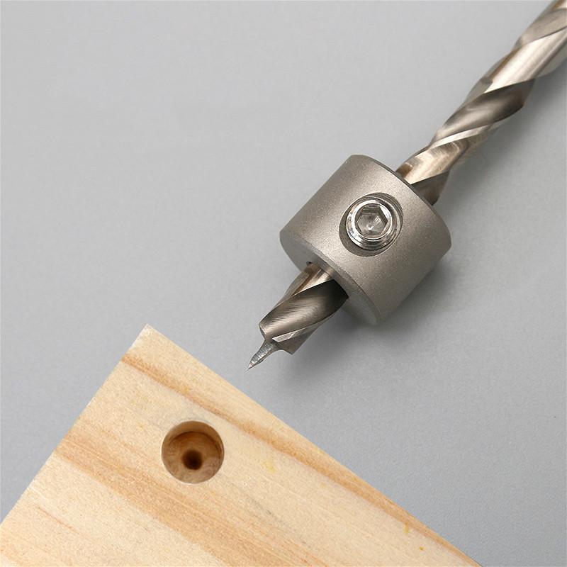 4-10mm Doweling Jig Drilling Bushing Woodworking Drill Bits Limit Rings Dowel Stop Collars Ring Stainless Steel Tool Accessories