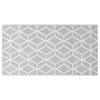 Outdoor Rug ARAKIL Grey 80 X 150 Cm PP