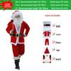 Gold Velvet Adult Santa Claus Christmas Costume - Thickened Holiday Dress