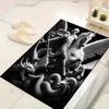 1pc Angel Knight Pattern Area Rug, Anti slip Non Shedding Stain Resistant Carpet