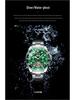 Green Ghost Automatic Tourbillon Men's Watch with Multifunctional Calendar, Luminous Features, and Waterproof Design.