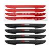 4pcs Rubber Car Door Edge Protector Sticker Anti Collision Anti-scratch Strips For Mazda 2 3 bk 6 gg gj gh CX3 CX5 CX7 CX9 CX30