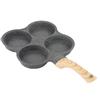 4 Hole Omelet Pan Non Stick Frying Pans Breakfast Pancake Maker for Induction Cooker Gas Stove