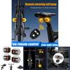 Bicycle Tail Light Wireless Remote Turn Signal With Charging For Night Cycling