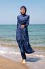 Muslimischer bescheidener islamischer Burkini-Strand-Schwimmanzug für Damen, Bademode, Hijab, Strandmode, Badeanzug 
