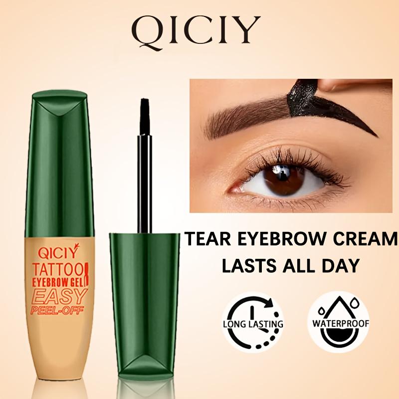 3 Color Temporary Tattoo Eyebrow Gel Quick-Drying Lasting Non-Fading Eyebrow Pencil Natural Brow Tattoo Tint Makeup