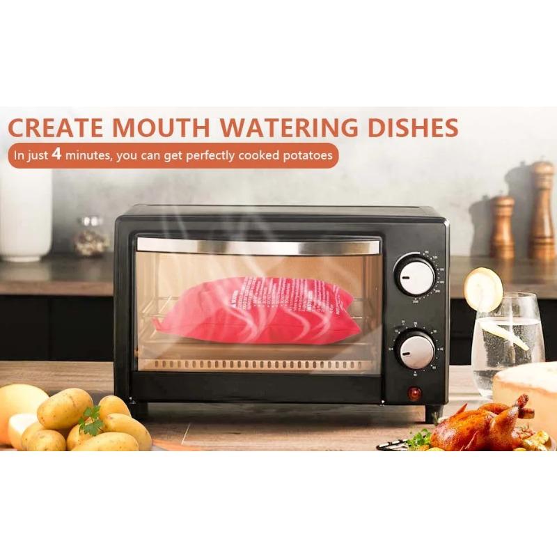 1/2 szt. Torba do gotowania ziemniaków w kuchence mikrofalowej Pieczony ziemniak Gotowanie w mikrofalówce Ziemniak Szybki Szybki akcesoria kuchenne gadżety kuchenne