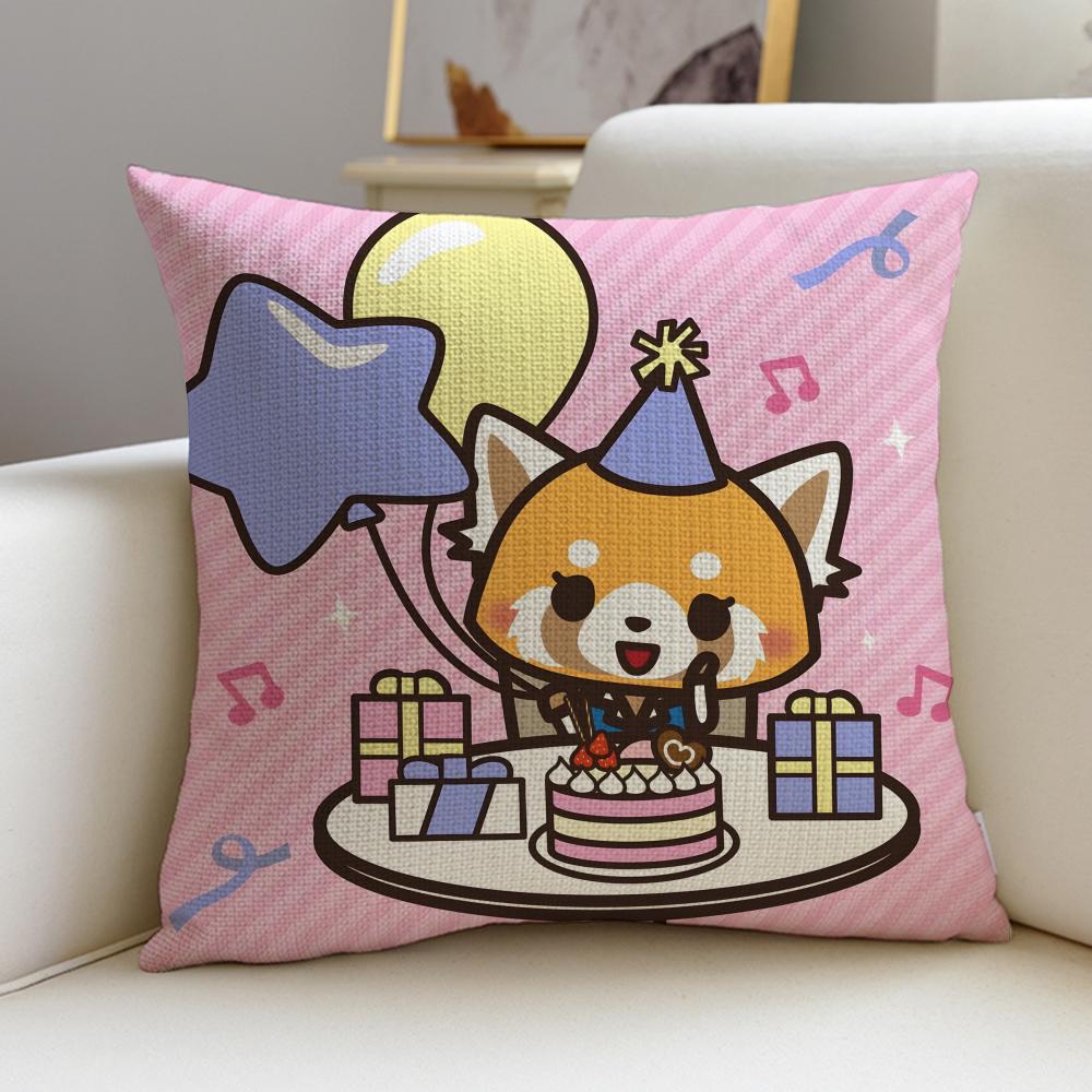Feisty AAggretsukoS Cushion Cover Breathable and skinfriendly linen pillowcase square removable and washable cushion