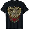 Egypt Ancient Pharaoh with Roses Sphinx Egyptian T-Shirt(4)