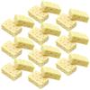 NOELAMOUR Set of Emmental Cheese Miniature Food Realistic Food Display Props 20 20-Piece Models, (Rectangular Cheese, Pieces)
