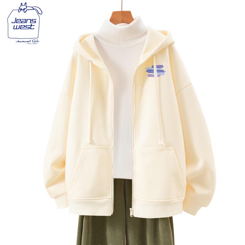 Sweat zippé à capuche lourd pour femme JEANSWEST CLUB
