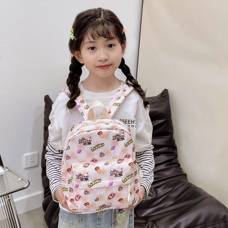 Kindergarten Primary School Students Schoolbag Cartoon Animation Cute Printed Boys And Girls Backpack Children'S Backpack