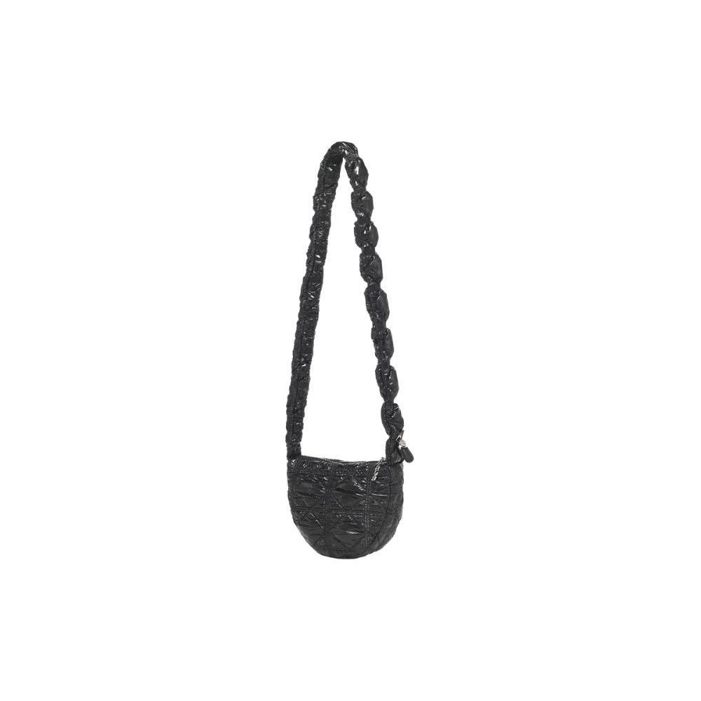New CARLYN Nylon One Shoulder Handbag Regular Women's Black H73101010B