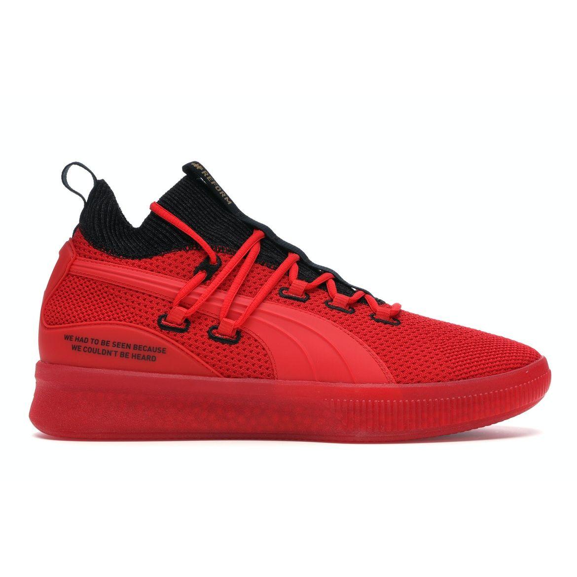 

Мужские кроссовки Puma Clyde Court #REFORM Red High-Risk-Red Black 193461-01