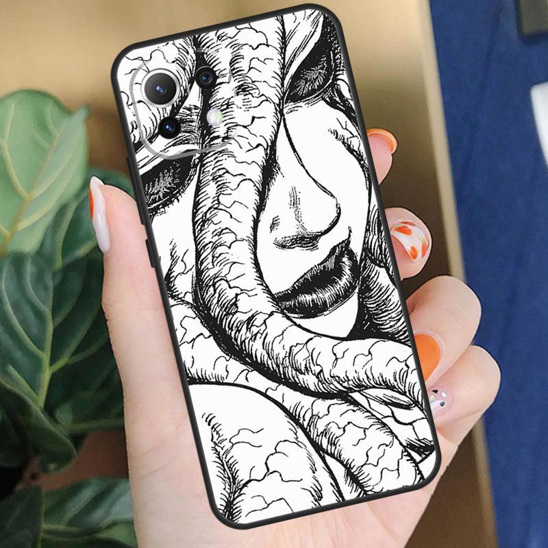 Horror Manga Style Case For Xiaomi 15 14 Ultra 13T 14T 15T Pro 17 Pro Max POCO F8 F7 F5 F6 X5 X6 X7 Pro Coque