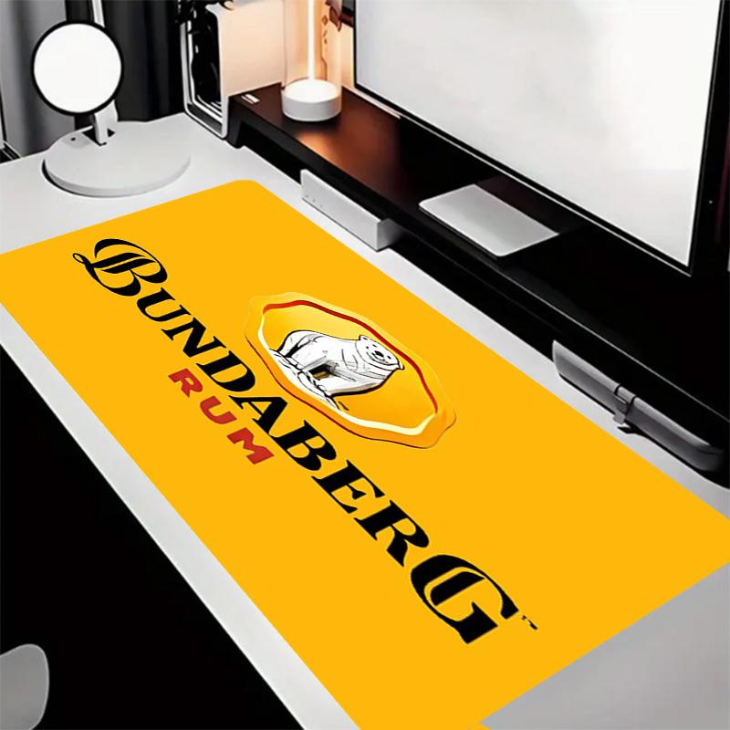 RUM B-Bundaberg Theme Premium Non-slip Mouse Pad with Stitched Edges,Durable Rubber Material,for Desktop & Gaming Great Gifts