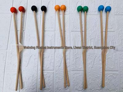 Professionelle Ahorn-Holz Xylophon-/Marimba-Schlägel SCK-3 mit Gummi-Köpfen
