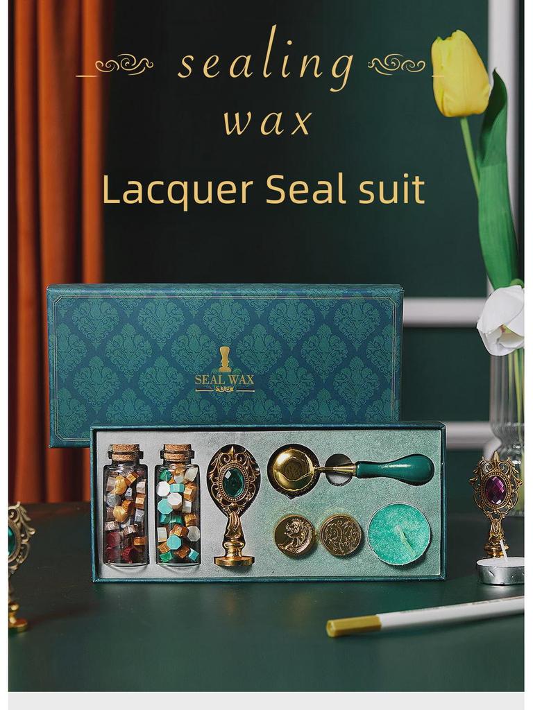 Creative Retro Multi-Color Wax Pellets Gift Box for Sealing Envelopes