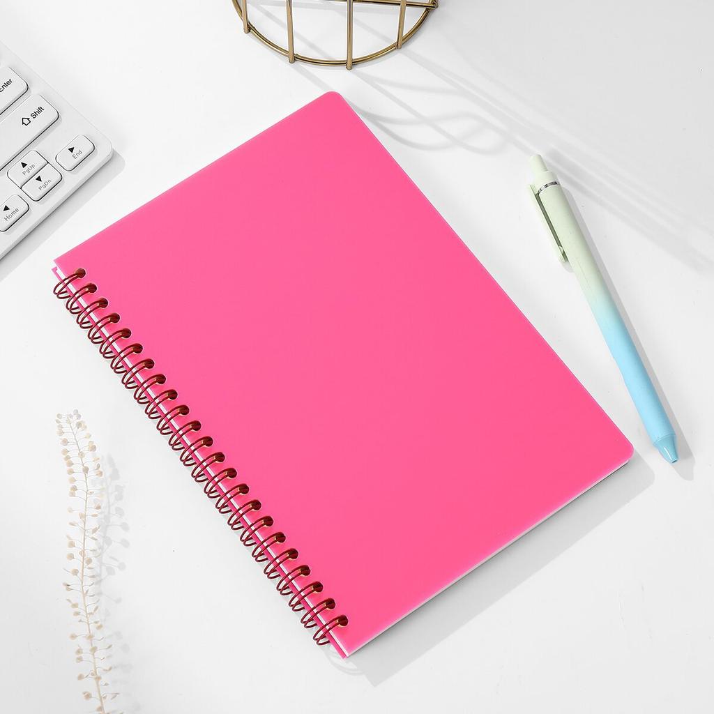 A5 Spiral Notebook 160 Pages, Thick Paper Eye Protection Lined, Writing Notebook for School College Office Diary