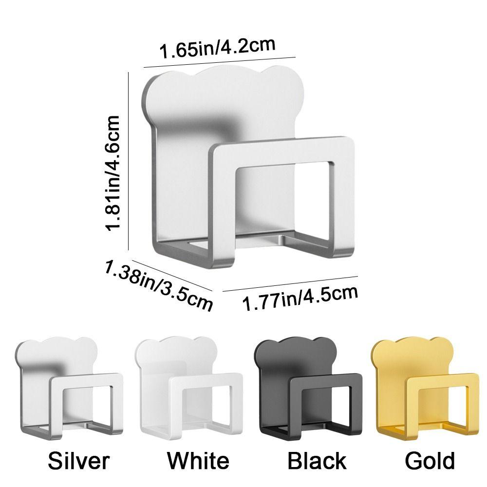 Self Adhesive Pot Lid Rack Stainless Steel Sink Sponge Organizer Durable Wall Hooks  for Kitchen