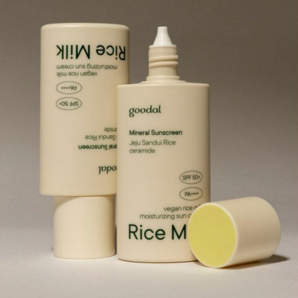 Goodal Vegan Rice Milk Moisture Sun Cream SPF50+ PA++++ Hydrating Sunscreen 50ml