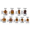 Handmade DIY Beaded Retro Wooden Beads Loose Beads Jewelry Accessories