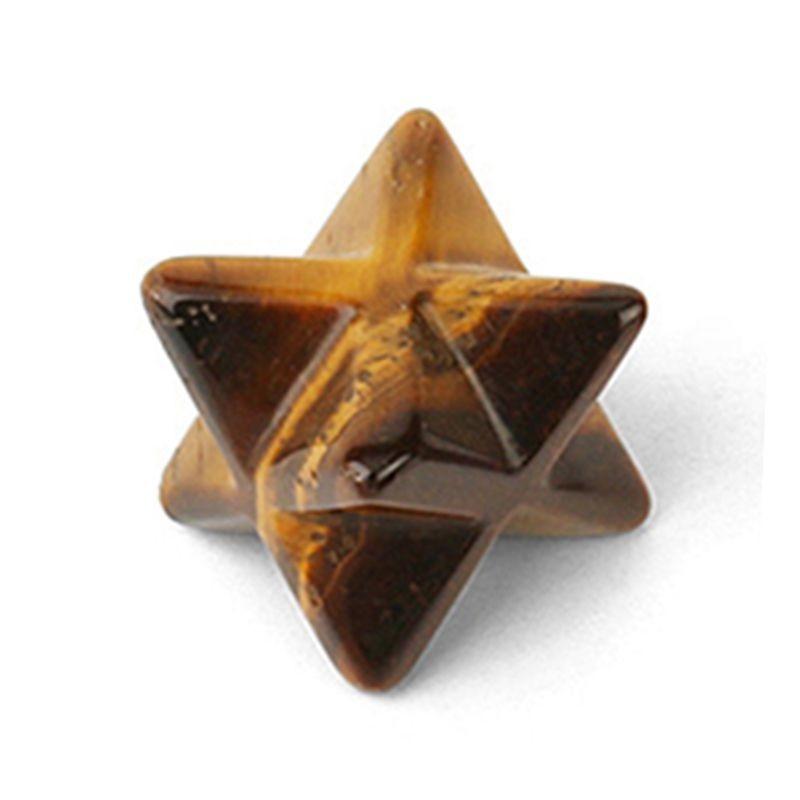 Merkaba Star Crystal Natural Jewelry Meditation Sacred Healing Decoration Energy
