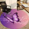 1pc Butterfly MusicChair Carpet for Office, Indoor Non-Slip Washable Polyester Fiber Carpet, Mat For Office, Machine Washable