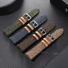 Echtes Leder Nylon Uhrenarmband Schnellverschluss 18mm 20mm 22mm Armband Vintage Armband Herren Damen Handgelenkband Universelles Band